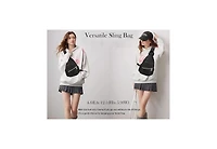 Small Crossbody Sling Bag for Women, Mini Backpack Convertible, Chest Hiking Daypack