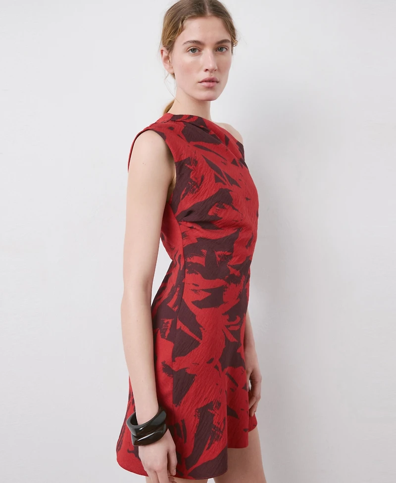 Mango Women's Short Patterned Dress