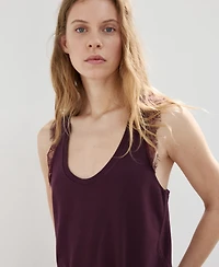 Mango Women's Lace Back Knit Top