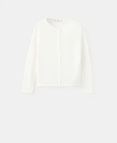 Mango Women's Knitted Button Cardigan