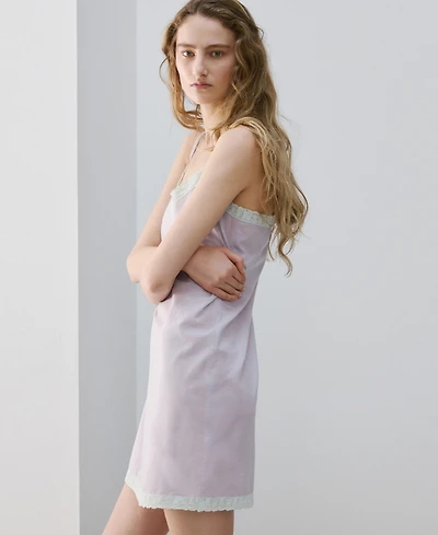 Mango Women's Cotton Short Nightgown