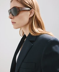 Mango Women's Flap Pockets Straight Blazer