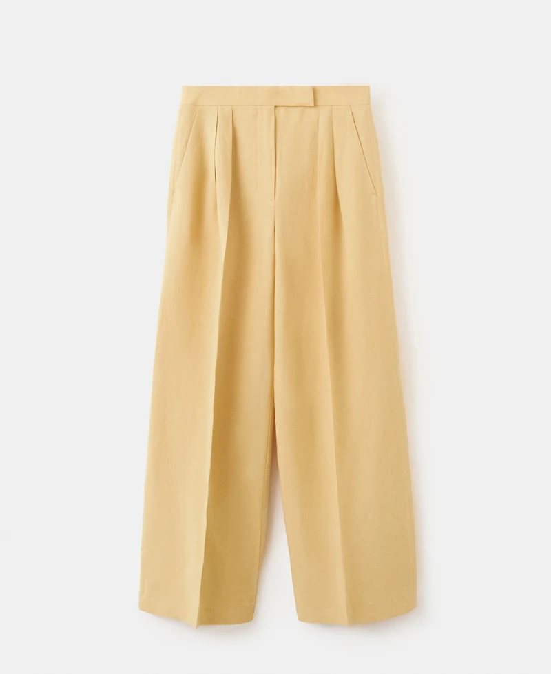 Mango Women's Straight Mid-Rise Pants