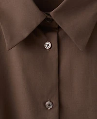 Mango Women's Lyocell Shirt Dress