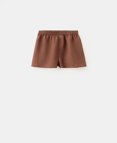 Mango Women's Ramie Shorts