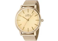 Invicta Lady's 48973 Wild Flower Quartz Gold Dial Watch