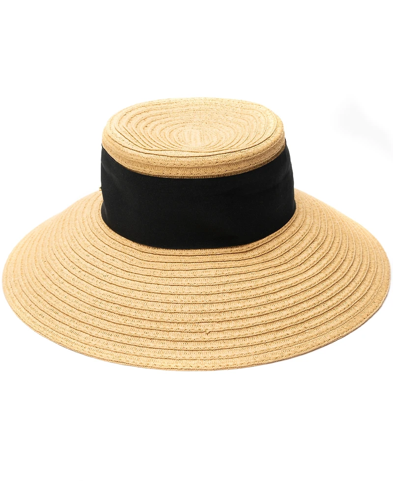 Vince Camuto Downbrim Oversized Ribbon Tie Hat