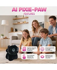 Contixo Ai Pixie-Paw Smart Plush Cat with Advanced Voice and Touch Interactive Toy