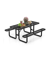 Sugift 6-in-1 Outdoor Garden Dining and Relaxation Combo Set