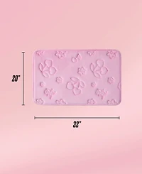 Juicy Couture Cherry Bling Quilted Memory Foam Bath Mat, 20" x 32"