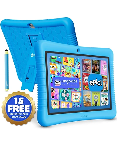 Contixo 10"Kids Tablet 32GB, Includes 80+ Disney Storybooks & Stickers, Kid-Proof Case with Kickstand Stylus, (2024 Model)