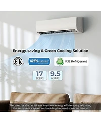 Vebreda 23000 Btu 208230V Mini Split Air Conditioner and Heater Pump System
