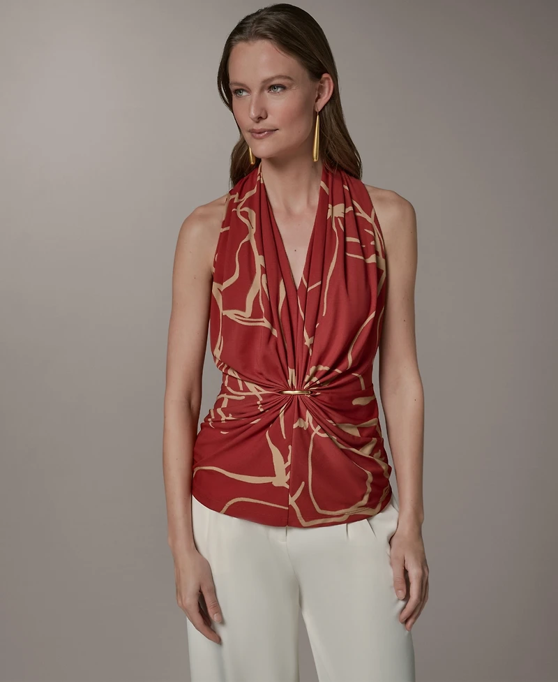 Donna Karan New York Women's V-Neck Top