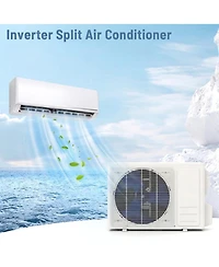 Vebreda 12000 Btu 18.1 SEER2 208230V Mini Split Air Conditioner with Alexa