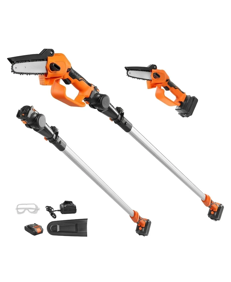 Inolait 2-in-1 Cordless Pole Saw and Mini Chainsaw 20V 5in Cutting Capacity for Trimming