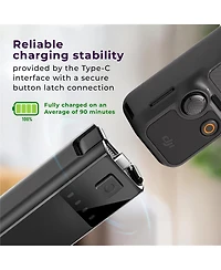 Xtra Edge Muse 4K Action Camera Bundle, Aries 4000mAh P-Bank, Carrying Case, 64GB Sd Card
