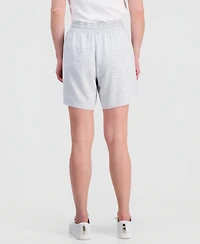 Style & Co Petite Luxsoft French Terry Raw-Hem Knit Shorts, Macy's Exclusive