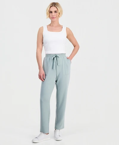 Style & Co Petite Luxsoft French Terry Fleece Sweatpants, Macy's Exclusive