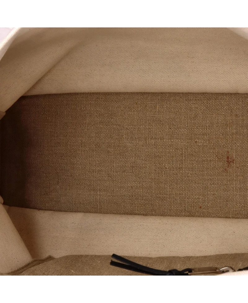 Pre-Owned Saint Laurent Large Rive Gauche Shopper Tote Canvas