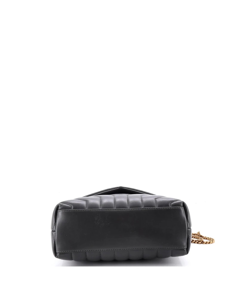 Pre-Owned Saint Laurent Small Loulou Shoulder Bag Matelasse Chevron Leather