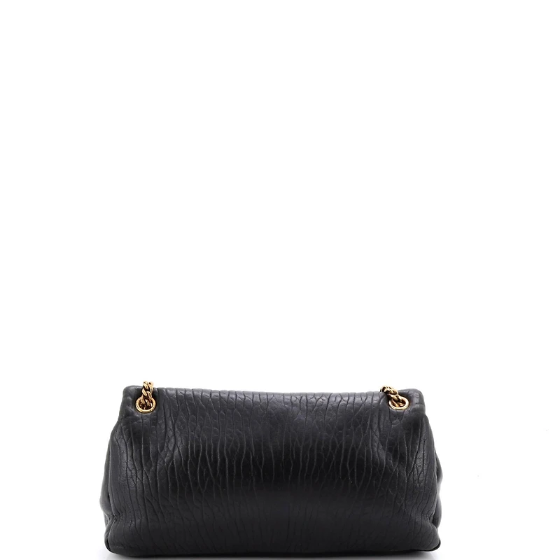Pre-Owned Saint Laurent Medium Calypso Flap Bag Leather