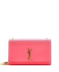 Pre-Owned Saint Laurent Medium Classic Monogram Crossbody Bag Grainy Leather