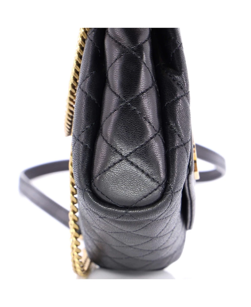 Pre-Owned Saint Laurent Mini Nolita Satchel Quilted Leather