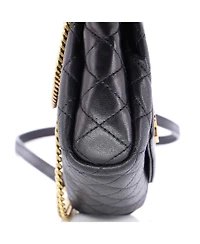 Pre-Owned Saint Laurent Mini Nolita Satchel Quilted Leather