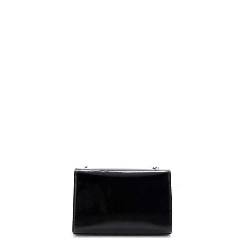 Pre-Owned Saint Laurent Medium Classic Monogram Tassel Crossbody Bag Patent