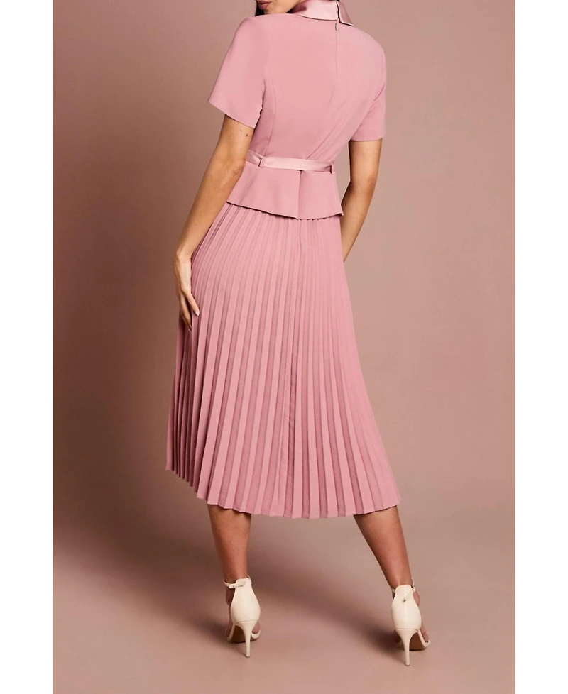 Coast Women's 2 1 Pleated Skirt Dress