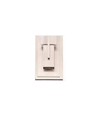Possini Euro Design Midtown Modern Wall Light Sconces Set of 2 Satin Nickel Hardwire 4 1/2" Fixture White Glass for Bedroom Bathroom Vanity Reading
