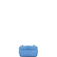 Pre-Owned Saint Laurent Baby Classic Monogram Crossbody Bag Matelasse Chevron Leather