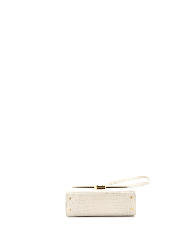 Pre-Owned Saint Laurent Mini Cassandra Top Handle Bag Embossed Leather