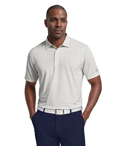 Pga Tour Men's Confetti Print Golf Polo Shirt