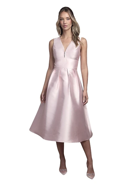 Coast Women's Structured Twill Midi Bridesmaid Dress
