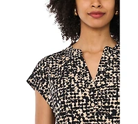 Vince Camuto Women's V-Neck Short-Sleeve Top