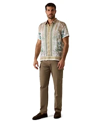 Guess Men's Savanna Tapestry Placement Short-Sleeve Shirt