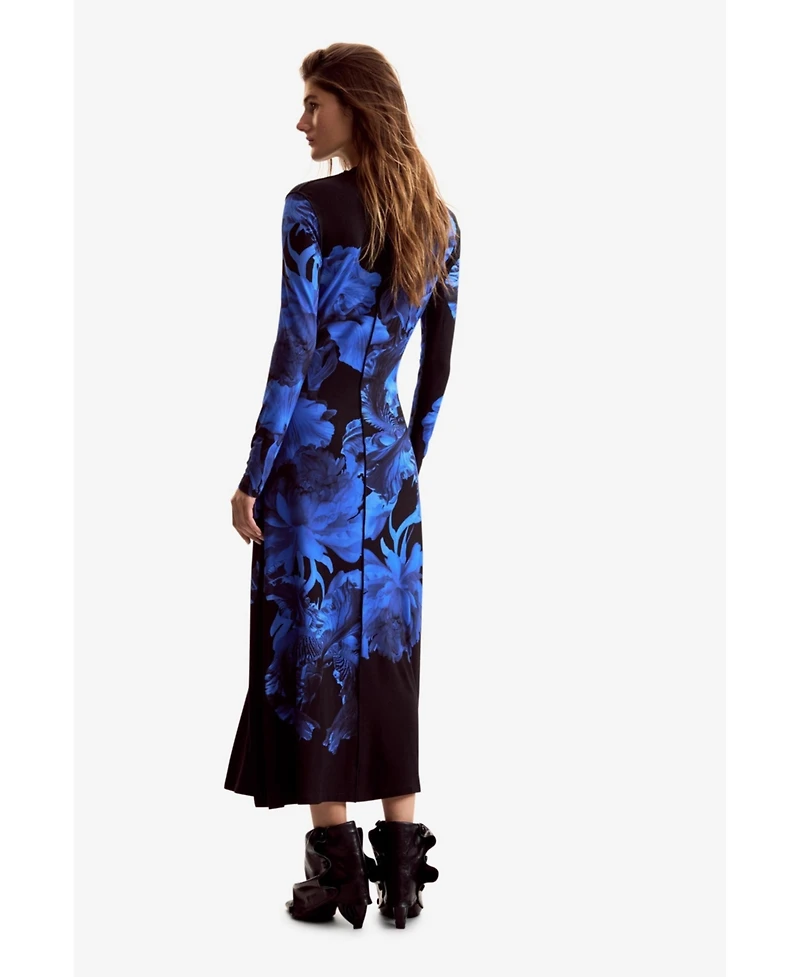 Desigual Women's Long floral dress M. C. Lacroix