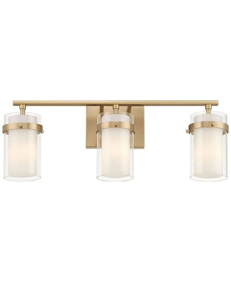 Possini Euro Design Possini Euro Lucia 22" Wide Soft 3-Light Bath Light