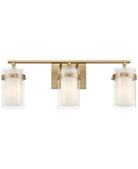 Possini Euro Design Possini Euro Lucia 22" Wide Soft 3-Light Bath Light