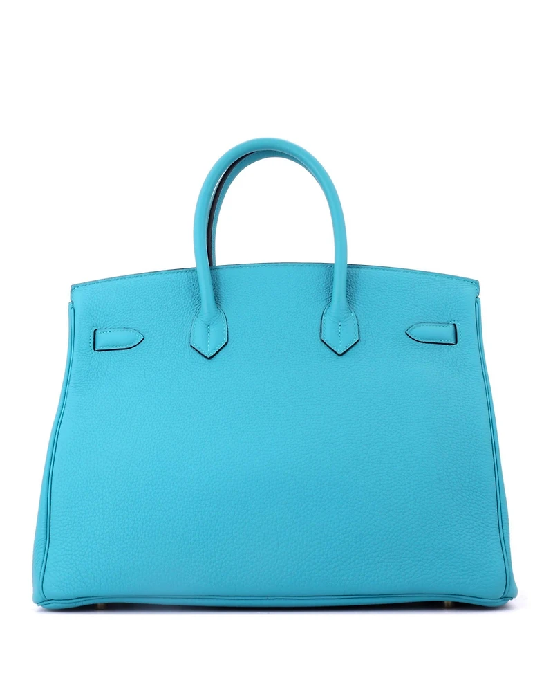 Pre-Owned HERMES Birkin 35 Handbag Togo with Gold Hardware
