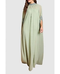 Coast Women's Chiffon Cape Style Sequin Maxi Dress