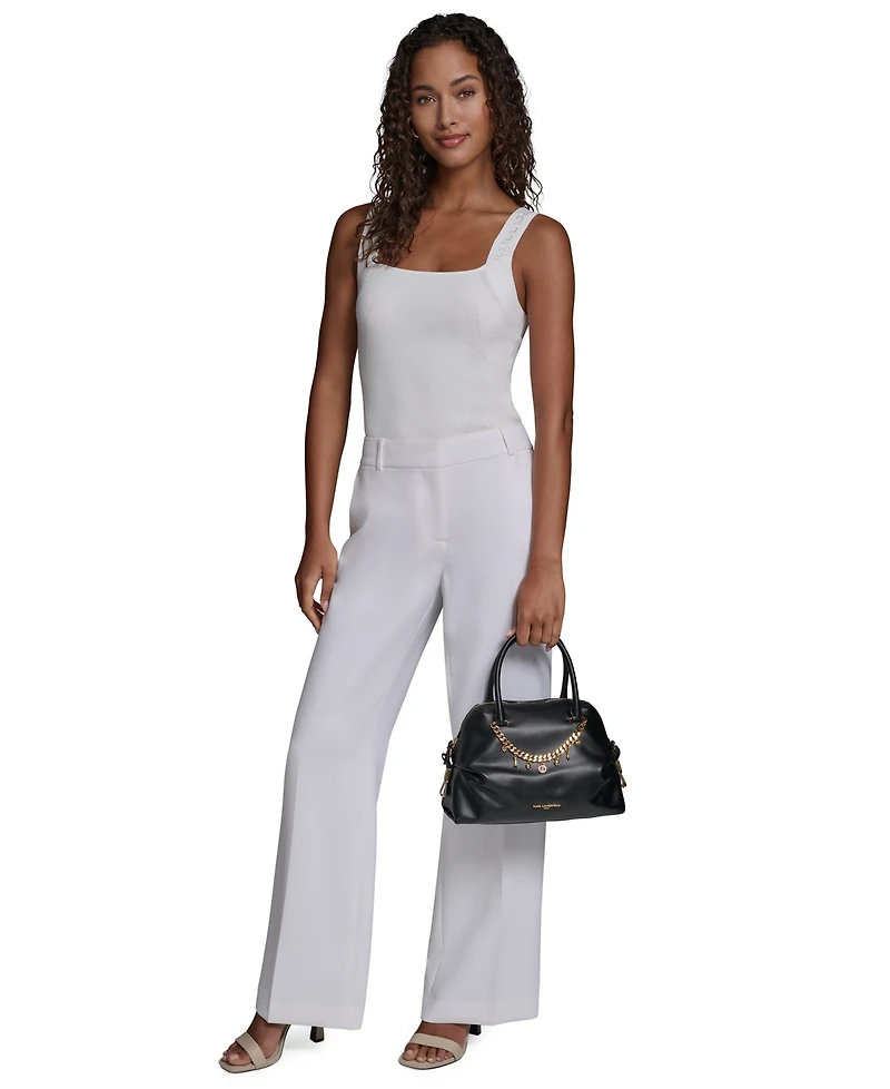 Karl Lagerfeld Paris Charlaine Medium Satchel Handbag