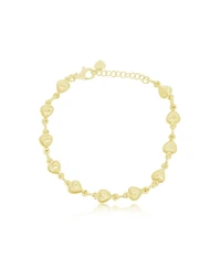 The Lovery Puffy Heart Bracelet 14K Gold-Plated Sterling Silver