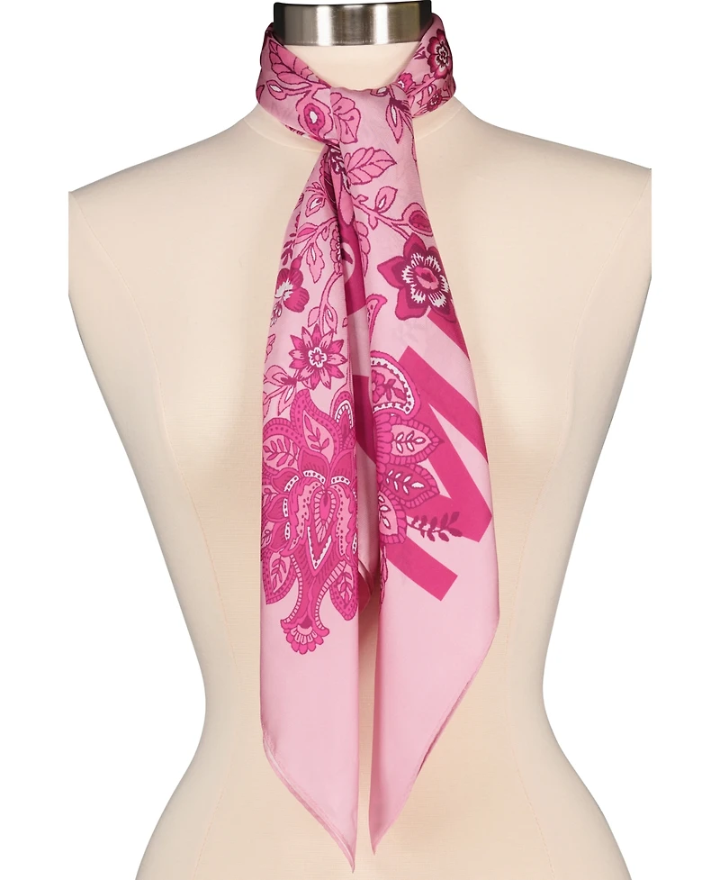 Michael Michael Kors Medallion Fleur Silk Square Scarf