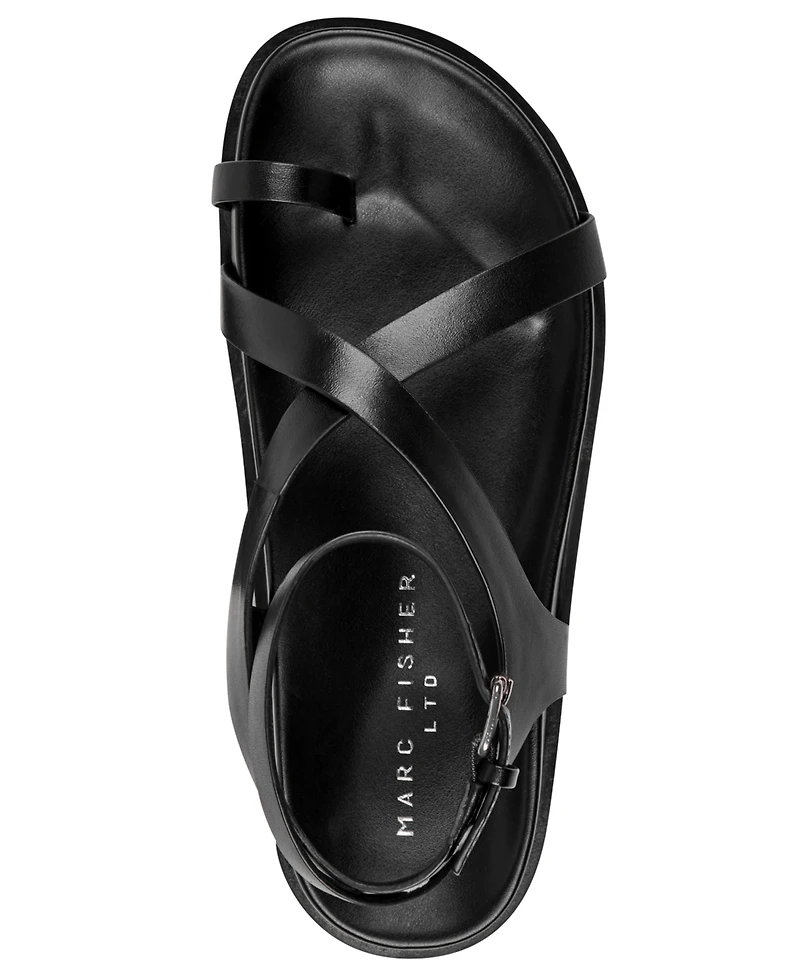 Marc Fisher Ltd Women's Bevy Strappy Flat Sandals