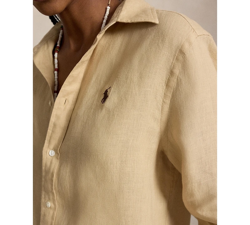 Polo Ralph Lauren Women's Classic-Fit 100% Linen Shirt