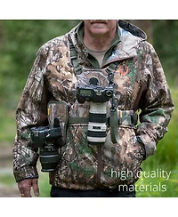 Cotton Carrier G3 Harness System for 2x Dslr Camera with Attached Lenses