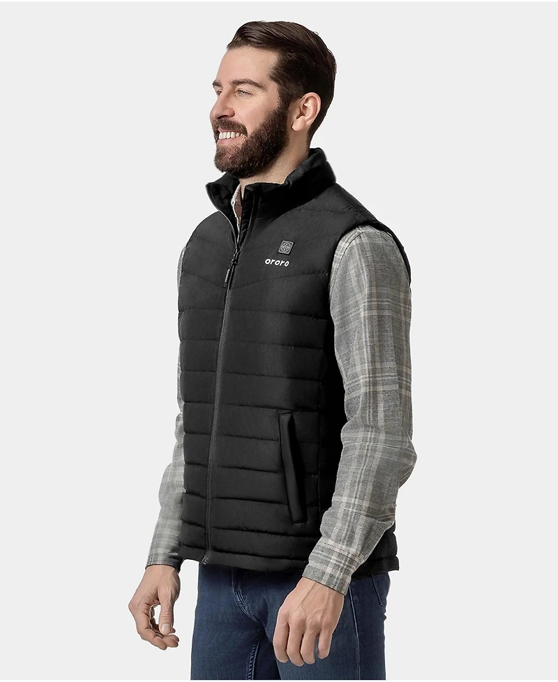 ororo Men's Heated Lightweight Down Vest
