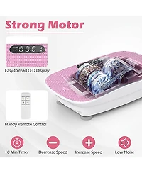 Sugift 20 in Quiet-Motor Vibration Plate for Home Fitness Routines